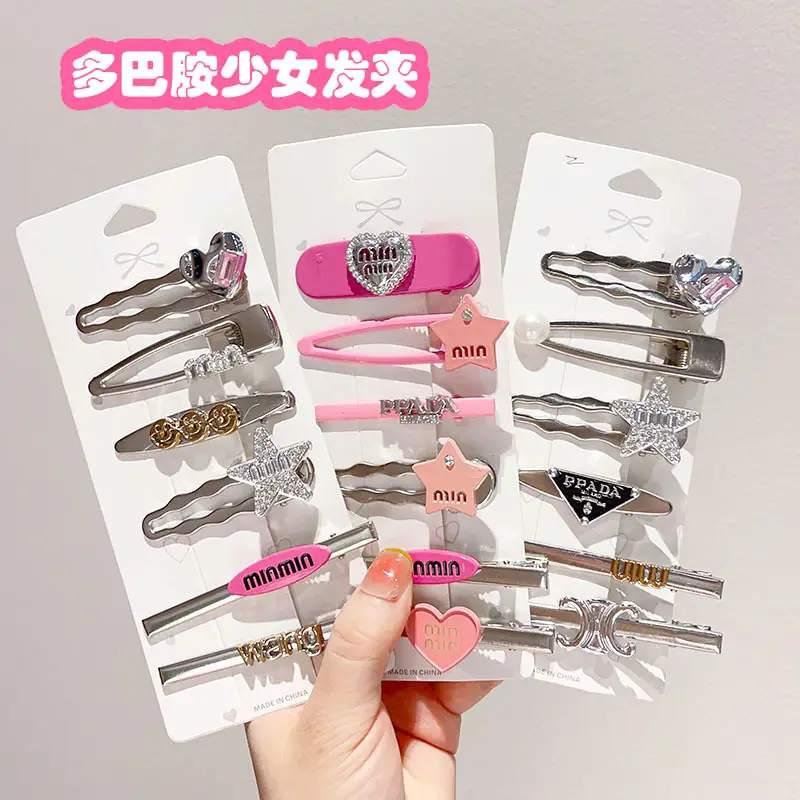Sweet Cool Spice Girl Hairpins with Galaxy & Rhinestone Clips - Image 4