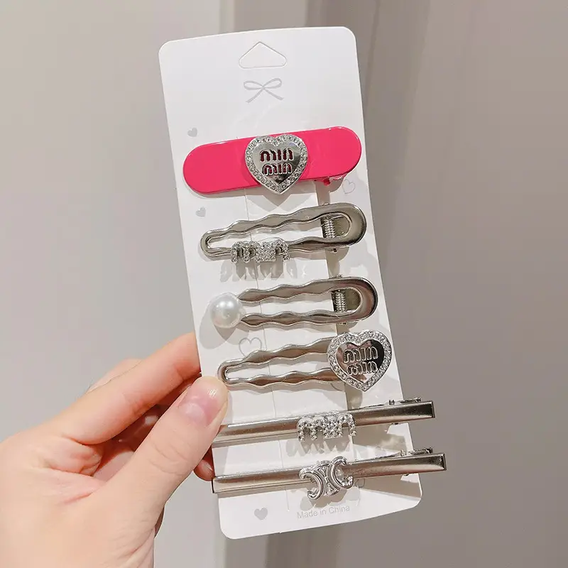 Sweet Cool Spice Girl Hairpins with Galaxy & Rhinestone Clips - Image 2
