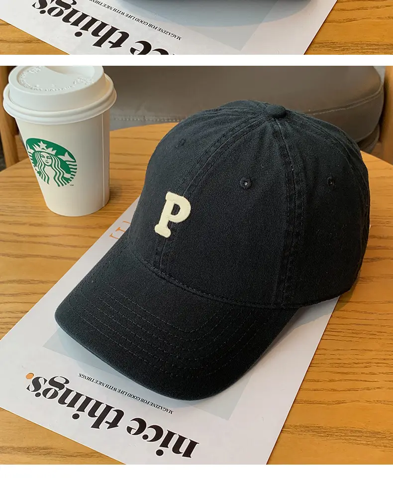 Uncle Stubble Brown P Cap Large Wide Brim — feature 21