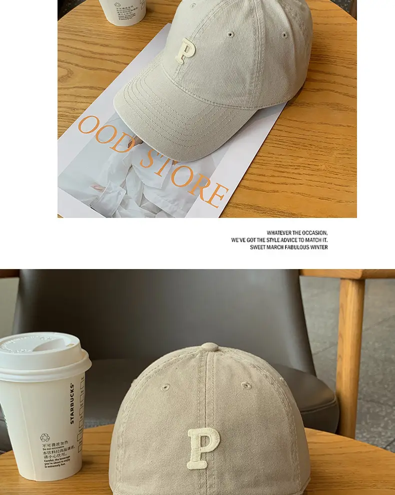 Uncle Stubble Brown P Cap Large Wide Brim — feature 4