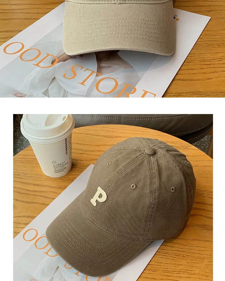 Uncle Stubble Brown P Cap Large Wide Brim — feature 5