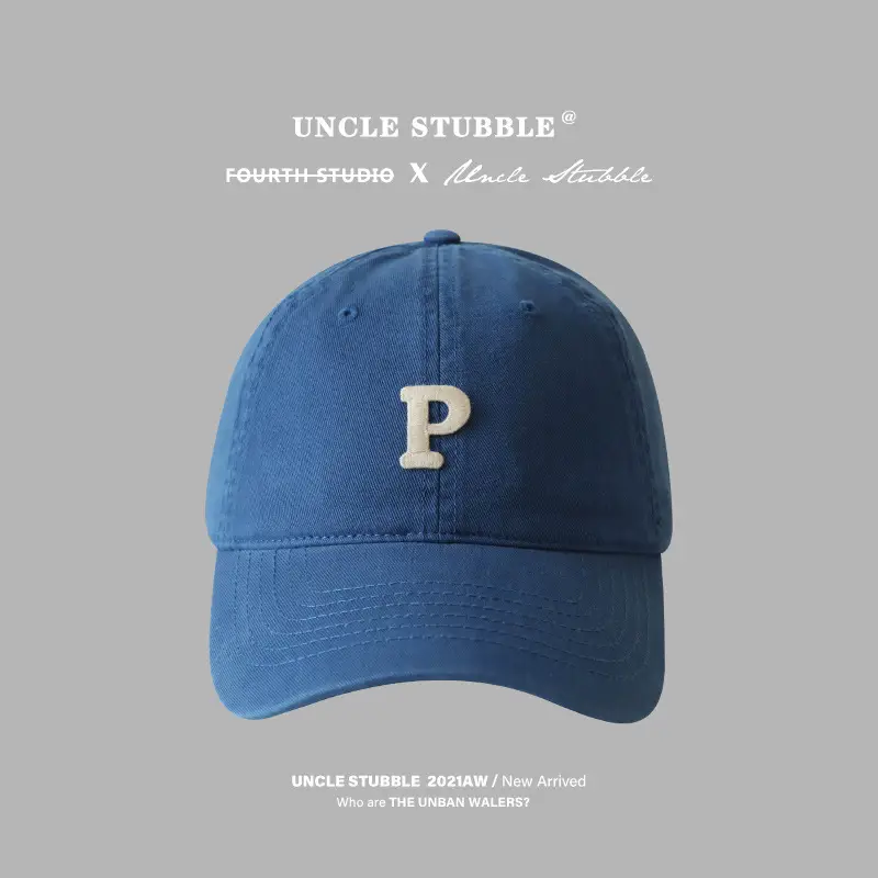 Uncle Stubble Brown P Cap Large Wide Brim - Image 14