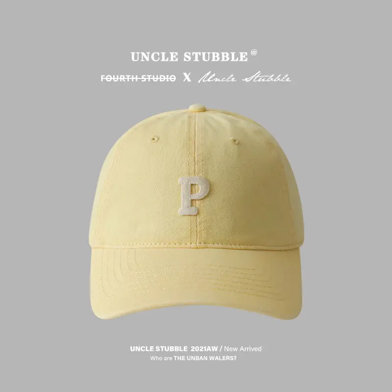 Uncle Stubble Brown P Cap Large Wide Brim - Image 5