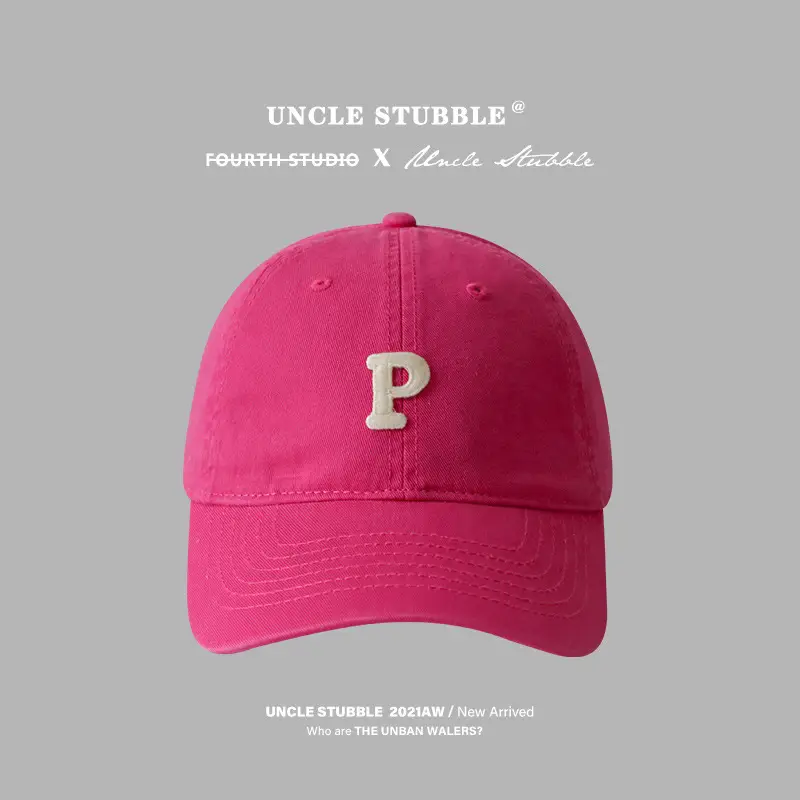 Uncle Stubble Brown P Cap Large Wide Brim - Image 9