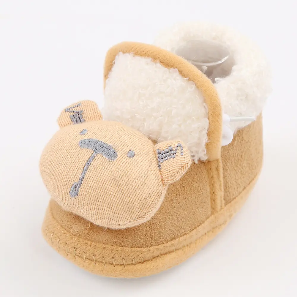 New cartoon cute baby shoes 3-5-7-9yue baby shoes cotton shoes soft bottom non-slip toddler shoes 0-1 years old newborn — feature 16