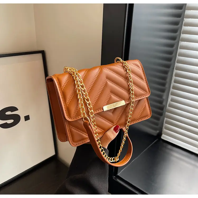 Black Quilted Chain Shoulder Bag for Women 2023 — feature 24