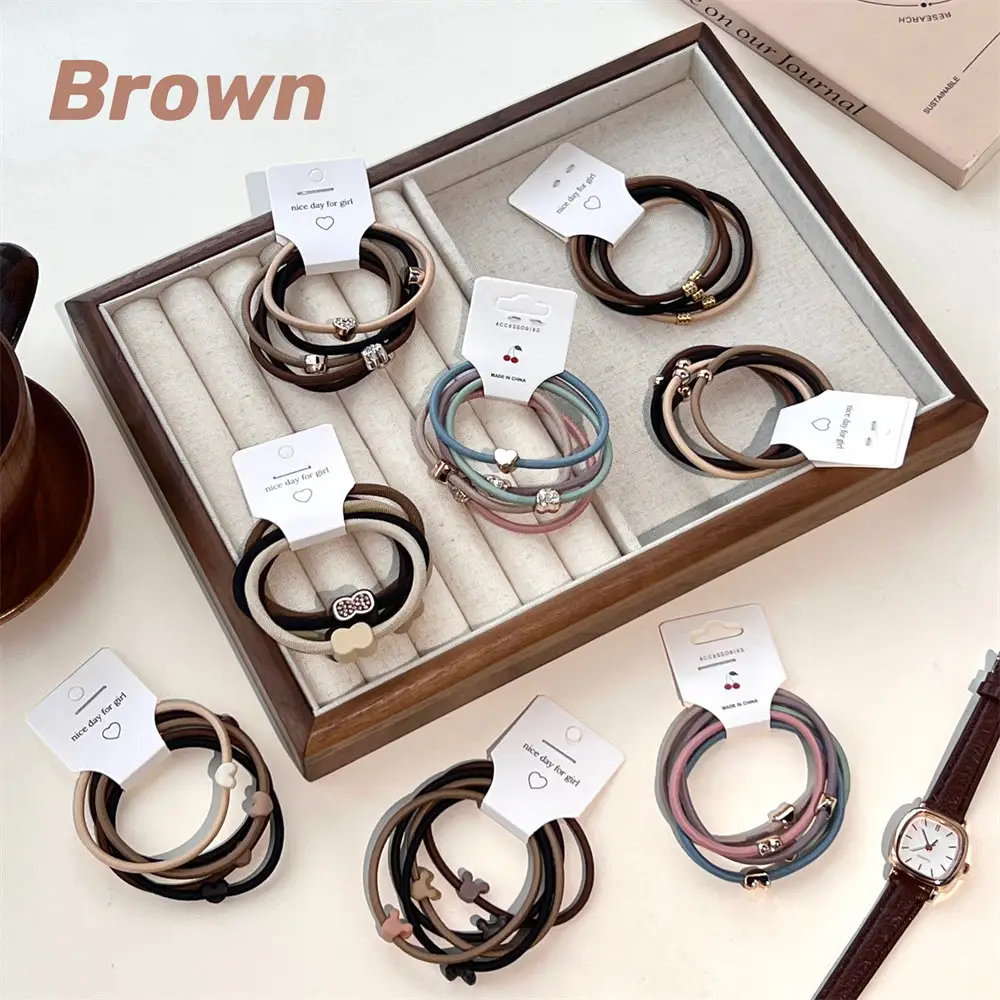 Milk Brown Hair Band 5.5cm Set
