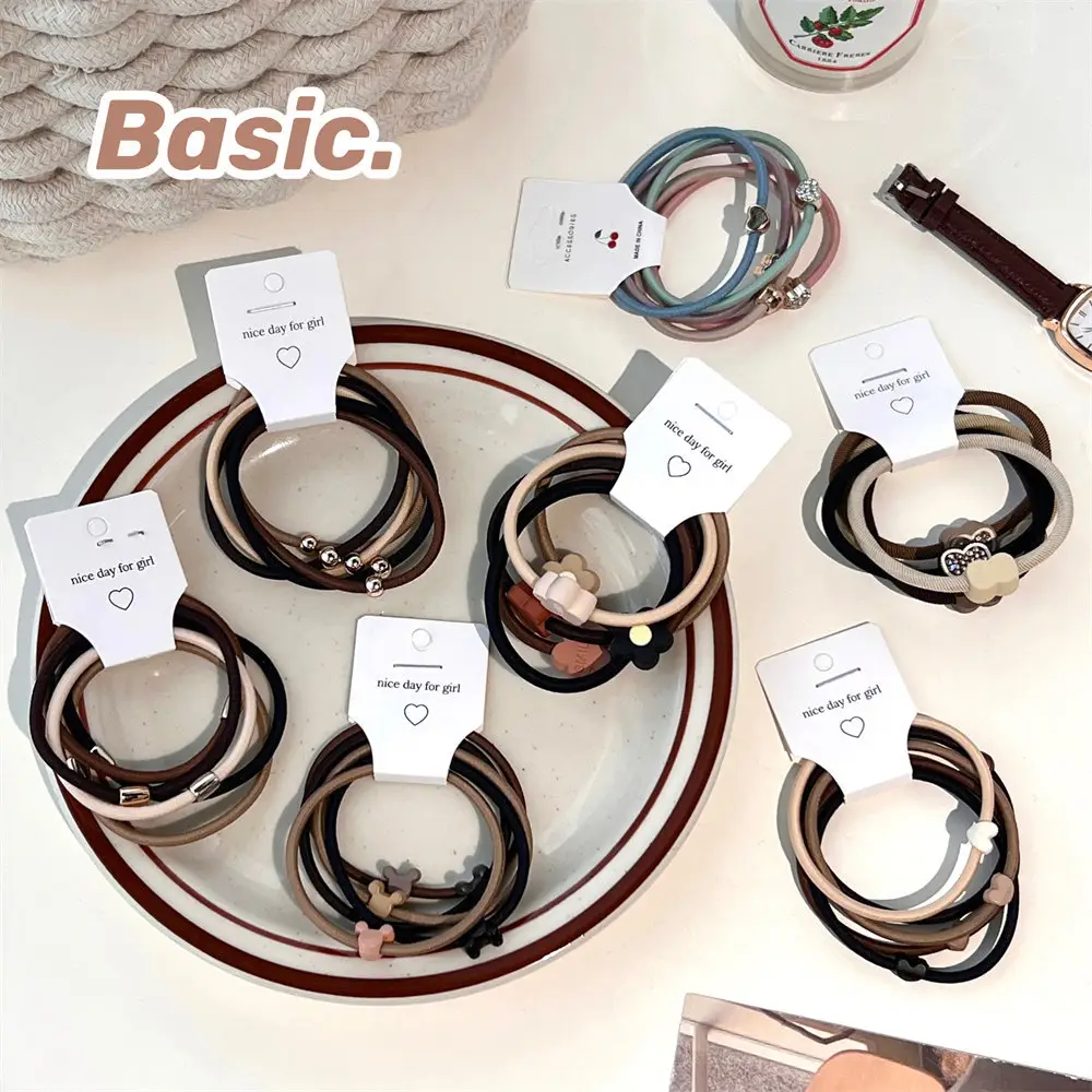 Milk Brown Hair Band 5.5cm Set