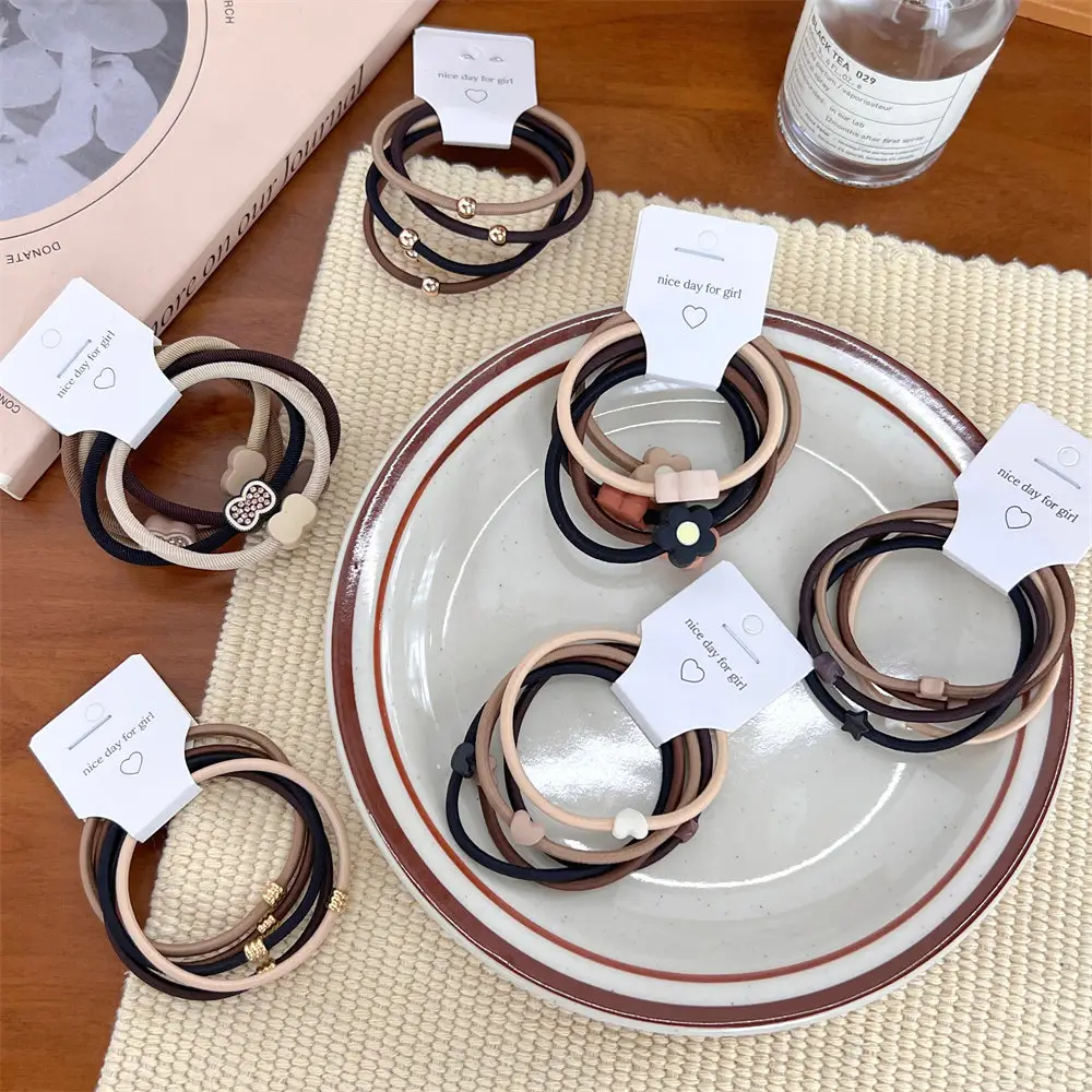 Milk Brown Hair Band 5.5cm Set — feature 45