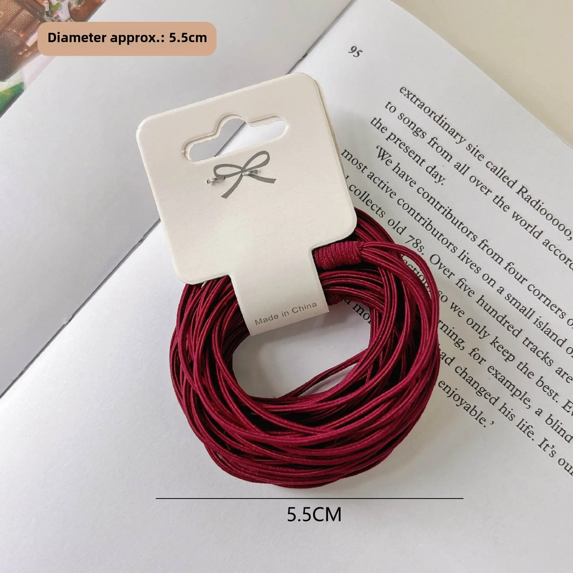 Milk Brown Hair Band 5.5cm Set