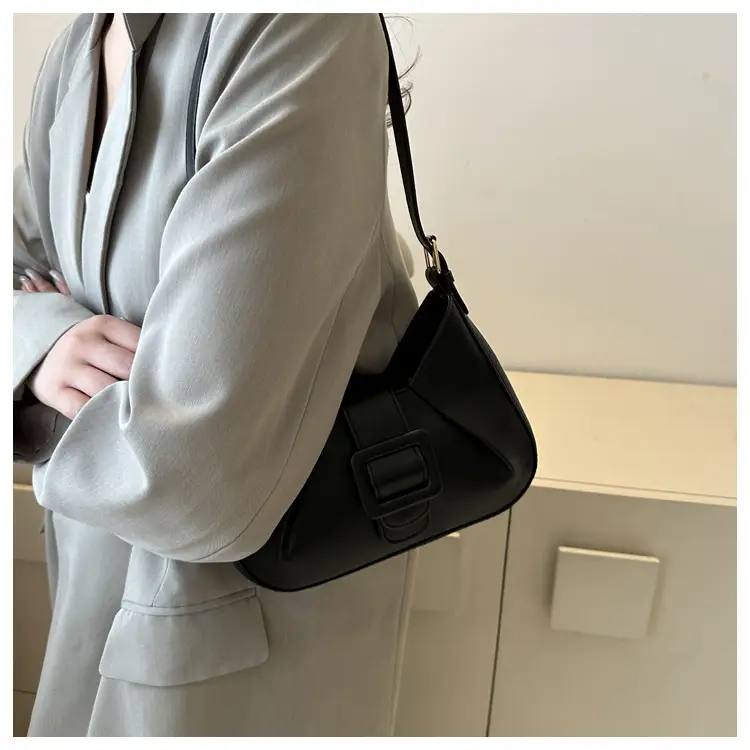 Women Textured Shoulder Bag Brown 2023 — feature 16