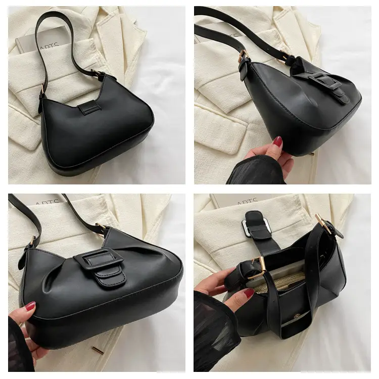 Women Textured Shoulder Bag Brown 2023 — feature 7
