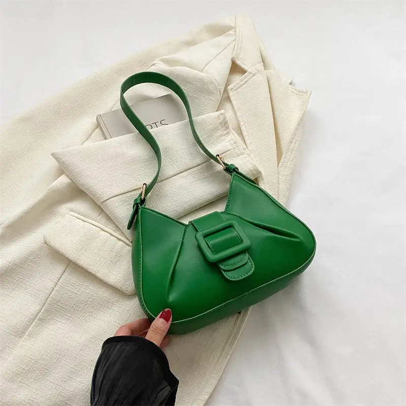 Women Textured Shoulder Bag Brown 2023 - Image 3