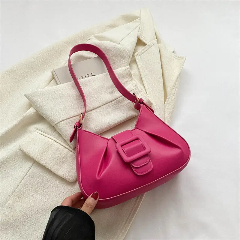 Women Textured Shoulder Bag Brown 2023 - Image 5