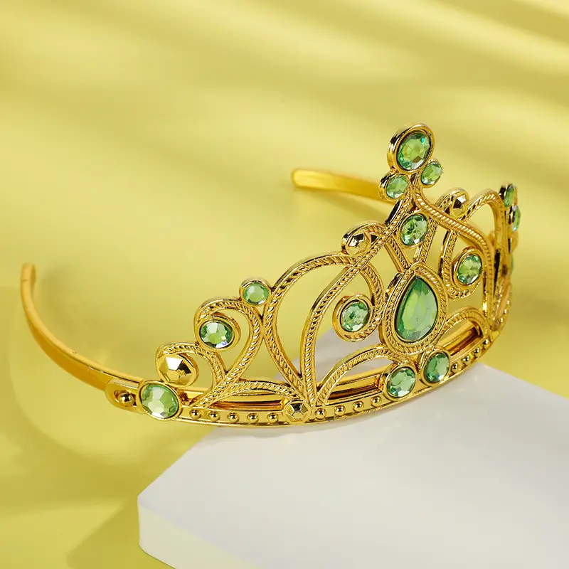 Elsa Princess Crown with Red Diamonds for Girls - Image 10