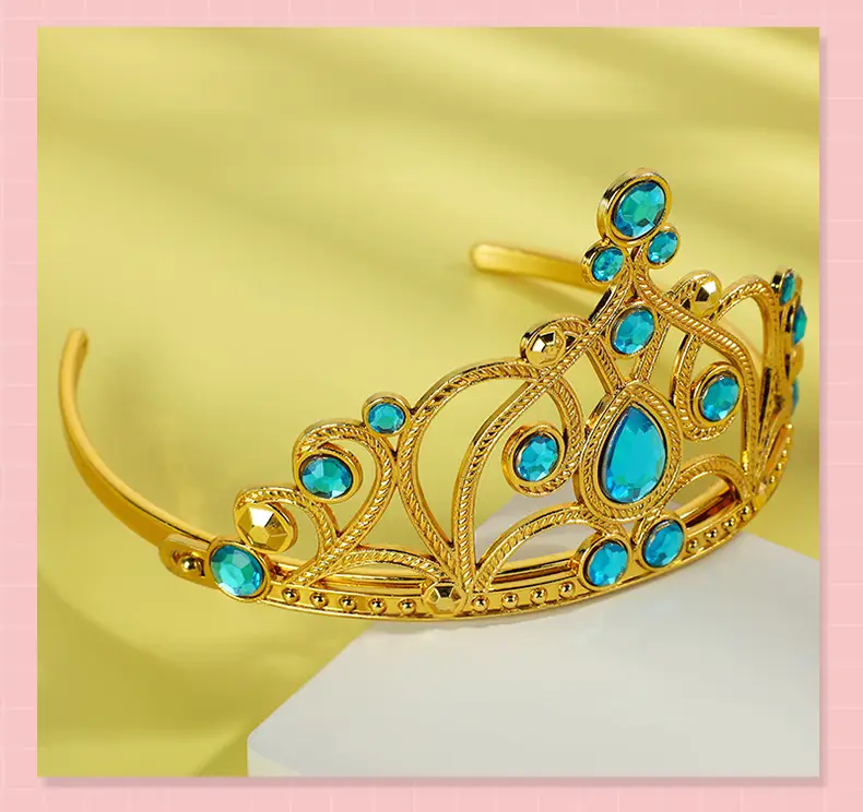 Elsa Princess Crown with Red Diamonds for Girls — feature 11