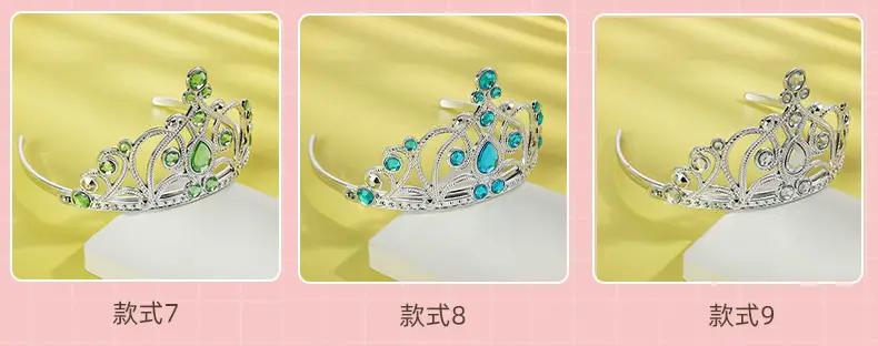Elsa Princess Crown with Red Diamonds for Girls — feature 5