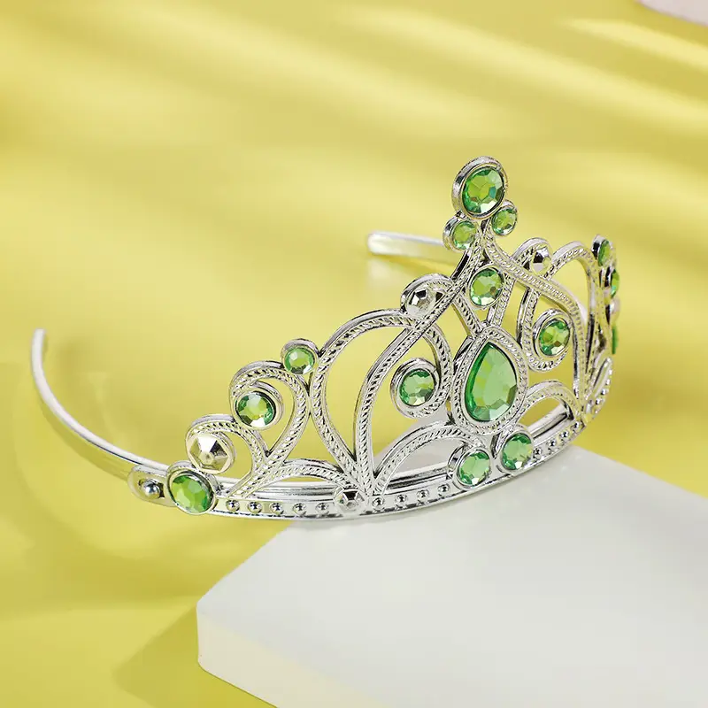 Elsa Princess Crown with Red Diamonds for Girls - Image 4