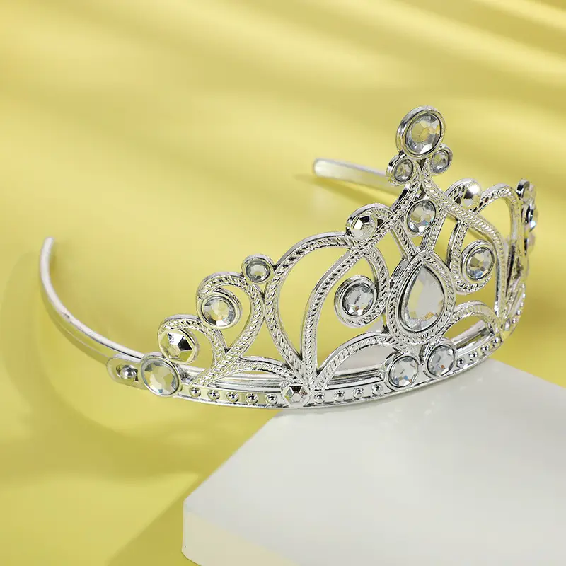Elsa Princess Crown with Red Diamonds for Girls - Image 6