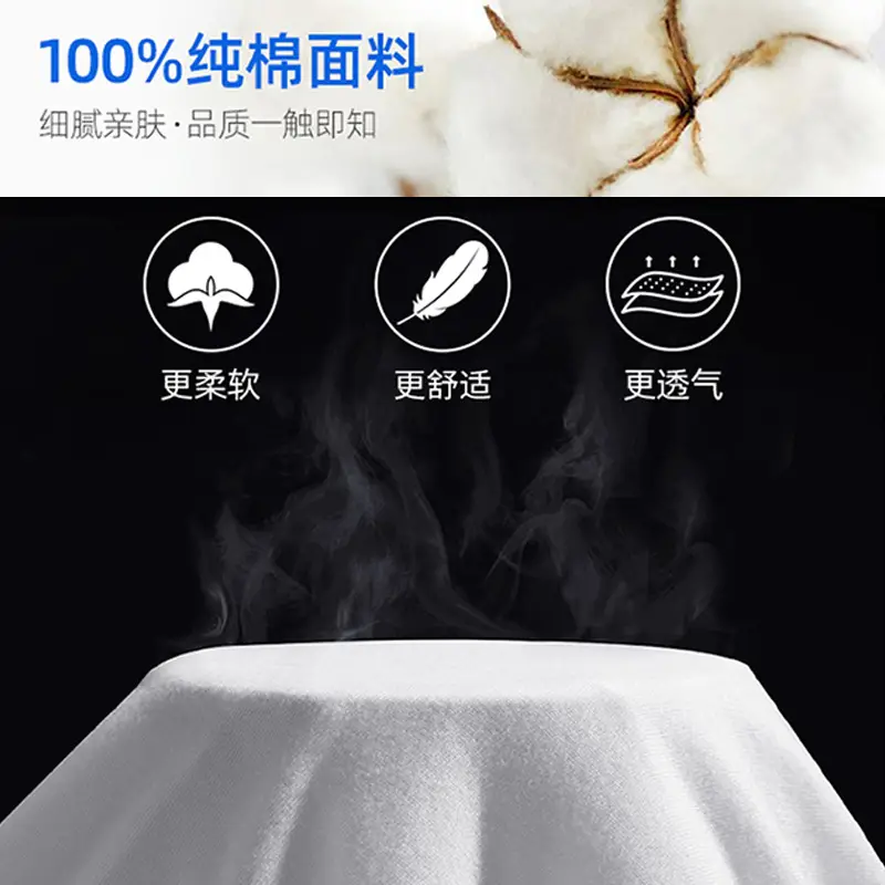 Men White Cotton Turtleneck Long Sleeve All Season - Image 9