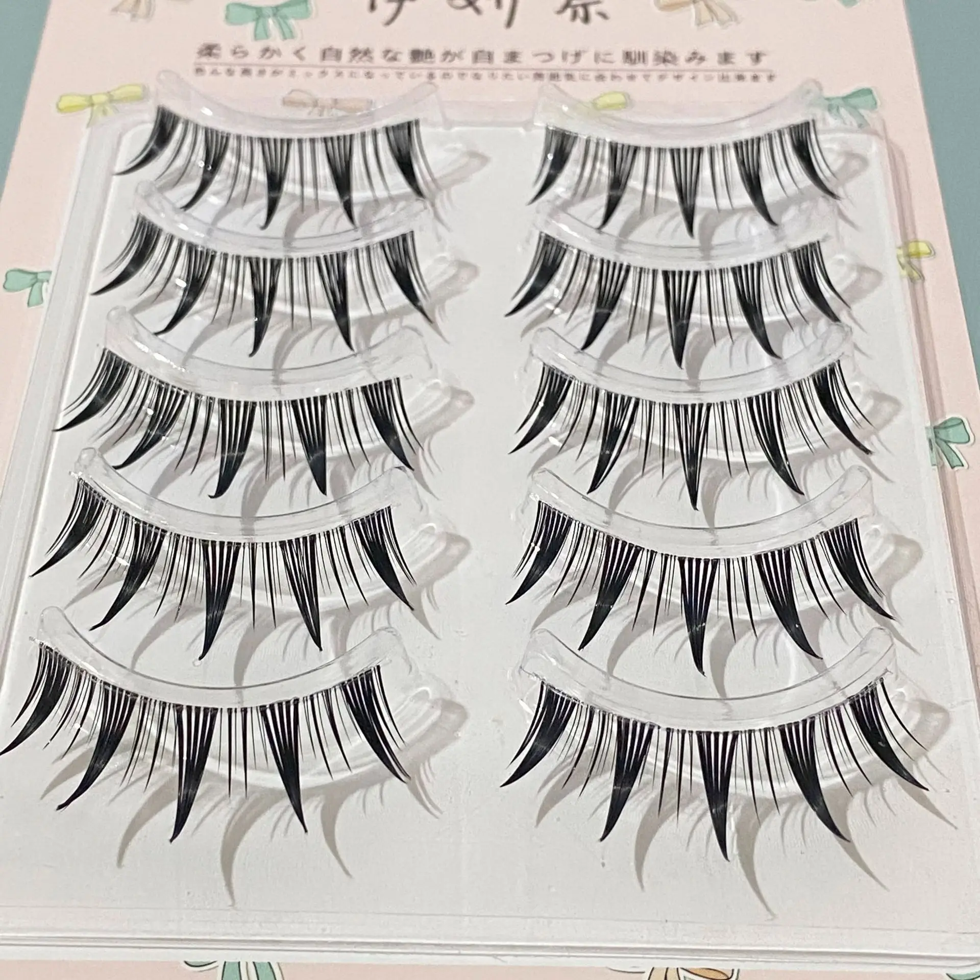 Black False Eyelashes Devil Thick Whole Cluster Barbie Set - Image 2