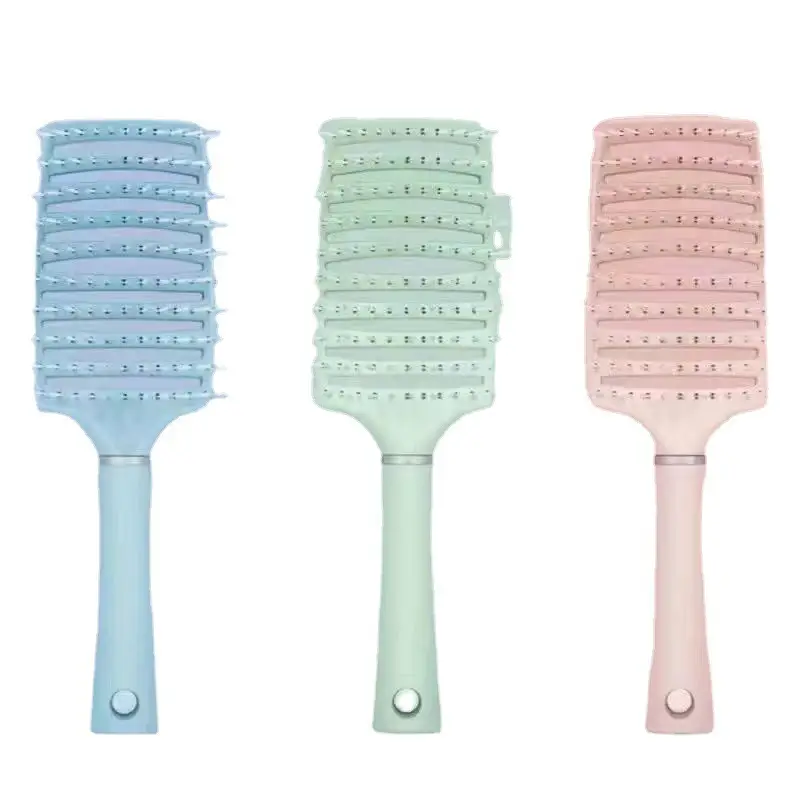 Sakura Pink Ribs Curved Hair Comb Heat Resistant - Image 8