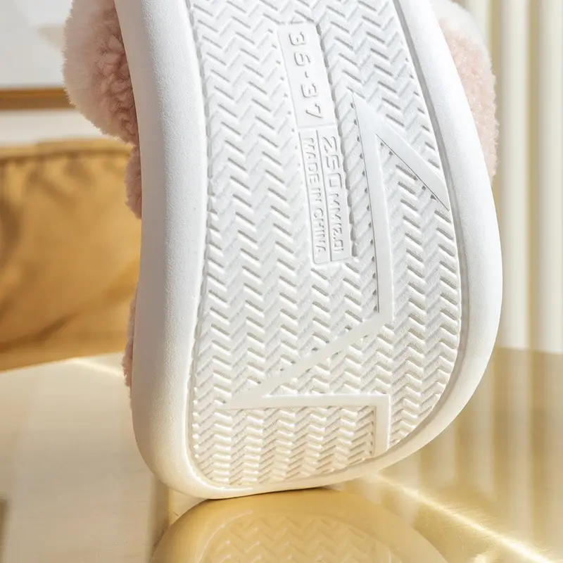 Trendy Cotton Slippers for Women, New Autumn and Winter Fashion, Outdoor Thick-Soled Plush Christmas Reindeer Cotton Slippers 2026 - Image 7