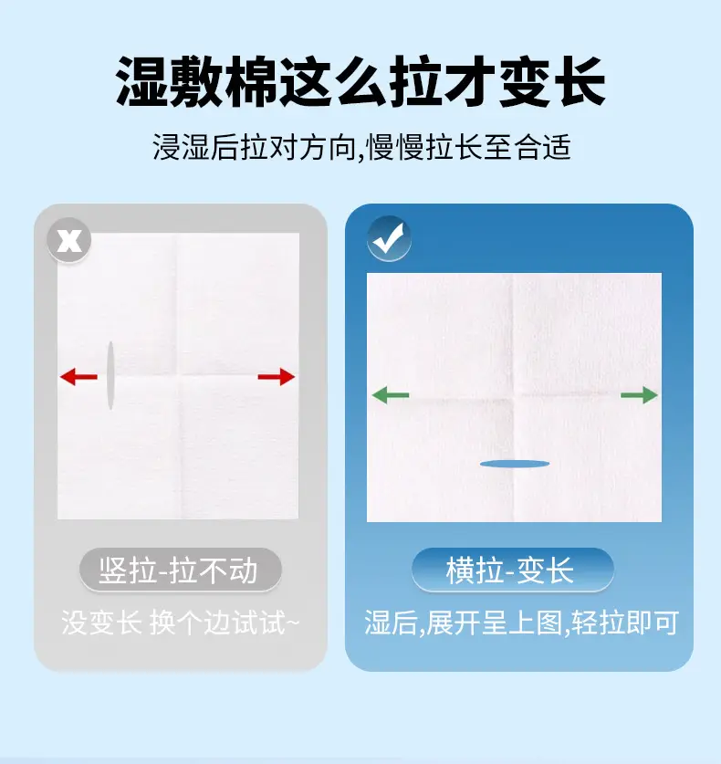 Wet Compression Cotton Pads for Eyes, Mouth, Nose Hydrating — feature 7