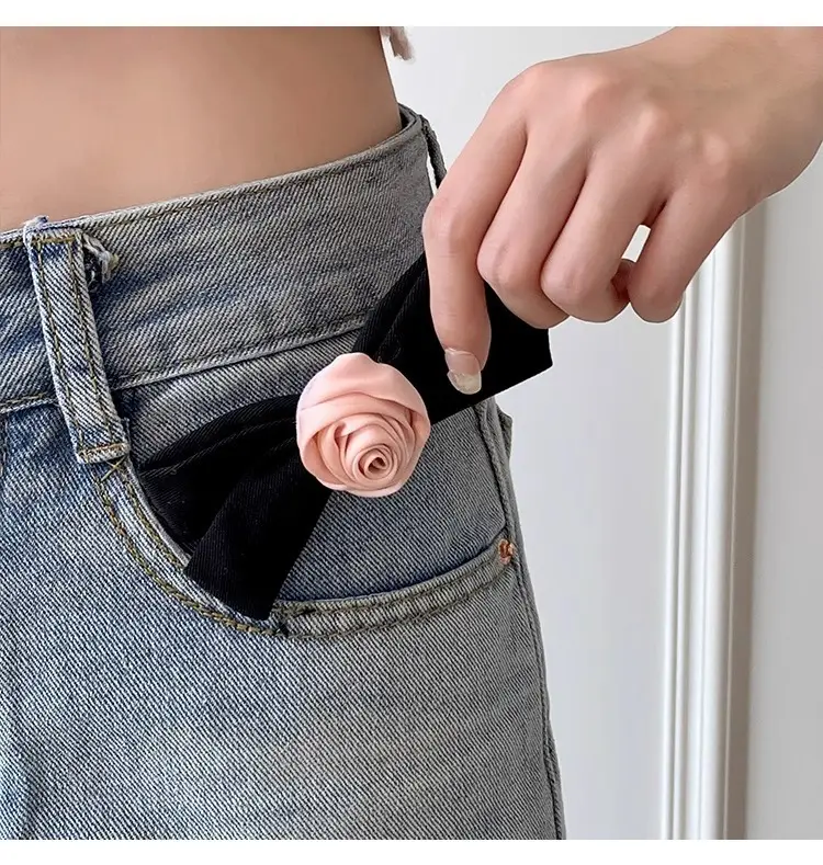 French Style Rose Hairpin with Vintage Bow Clip — feature 7