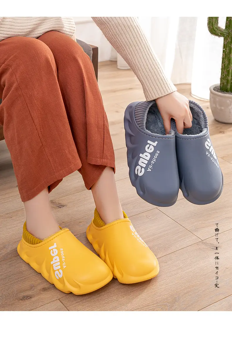 Cotton Slippers for Women, Autumn and Winter Indoor Home Wear, 2026 New Postpartum Maternity Slippers, Thin Style Slippers for Outdoor Wear, Men's Style — feature 13