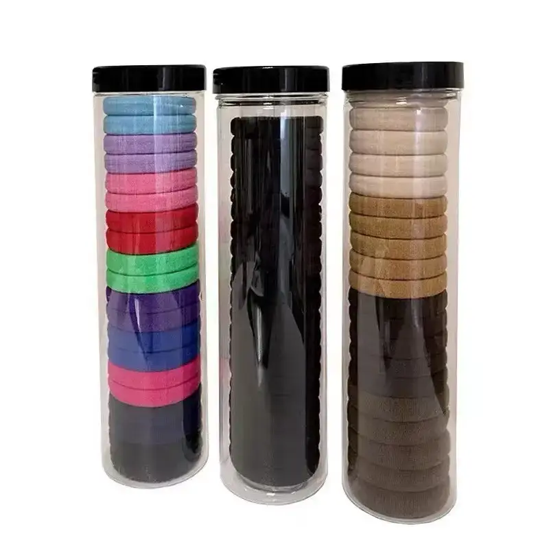 Korean Style Rubber Band Brown Hair Band 20 Pcs - Image 9