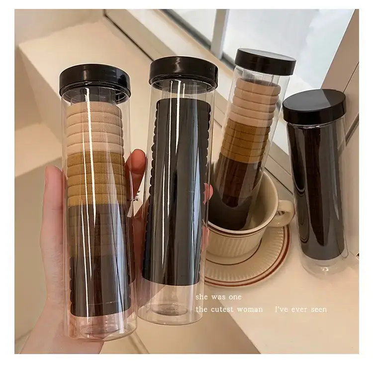Korean Style Rubber Band Brown Hair Band 20 Pcs — feature 6