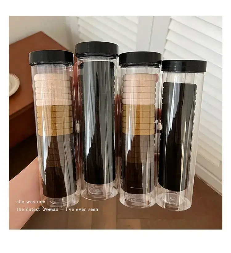 Korean Style Rubber Band Brown Hair Band 20 Pcs — feature 9