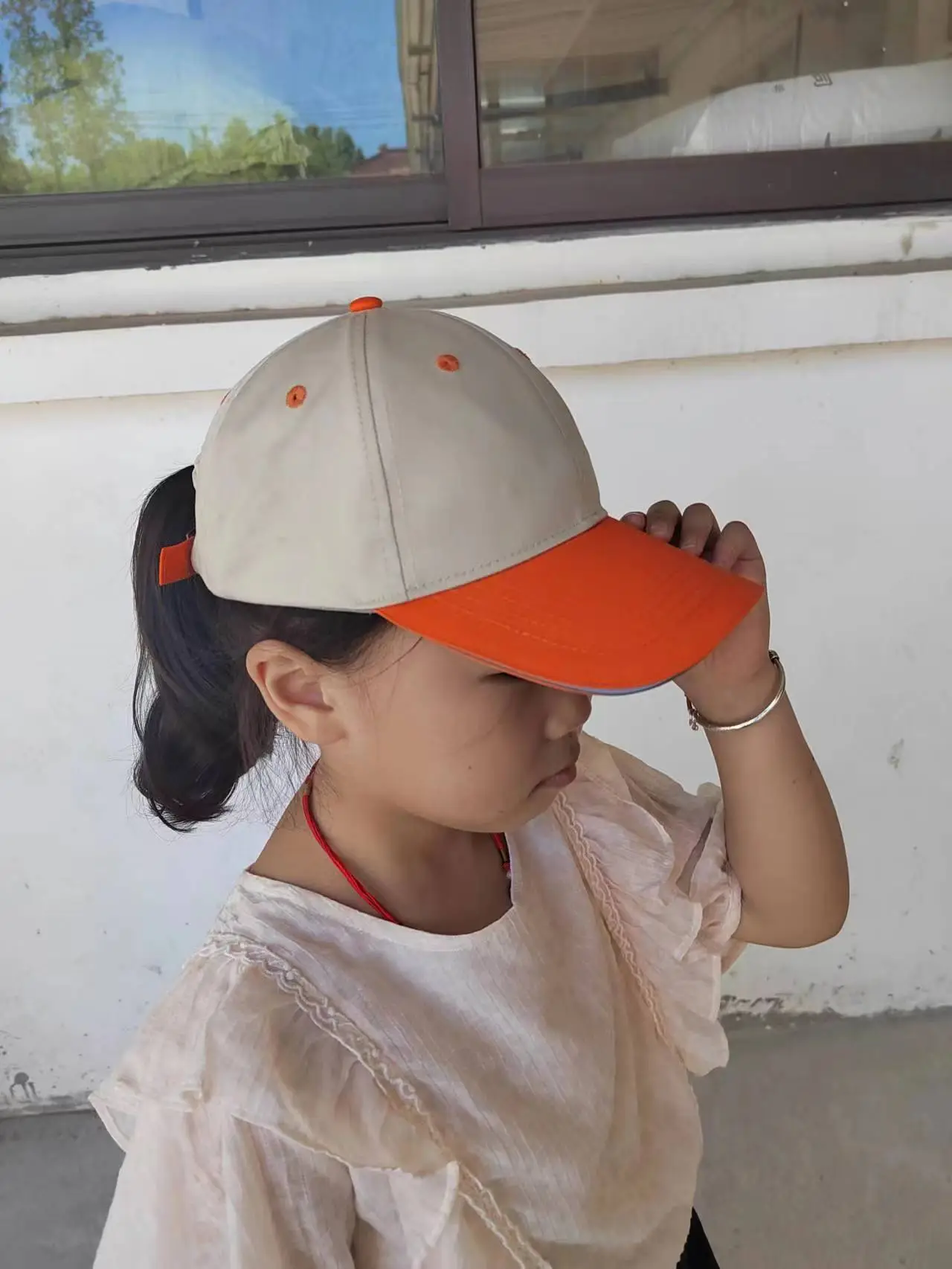 Children's Green Baseball Cap Drop Resistant Travel Cycling Safety — feature 11