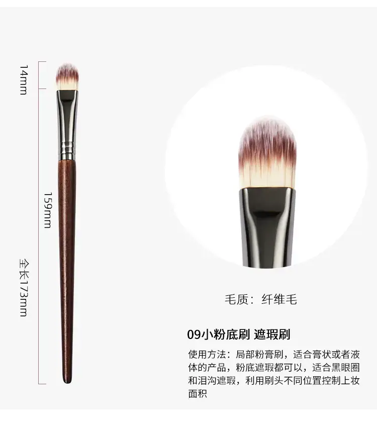 17mm Nose Shadow Makeup Brush for Single Use — feature 18