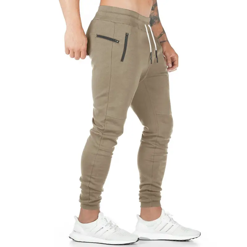 Men's Beige Jogger Pants Casual Sweatpants Winter Comfort — feature 33
