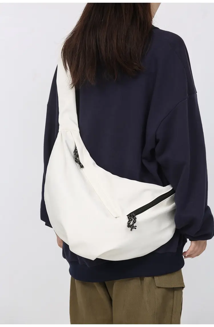 White Crossbody Bag for Women Unisex Harajuku Style — feature 11