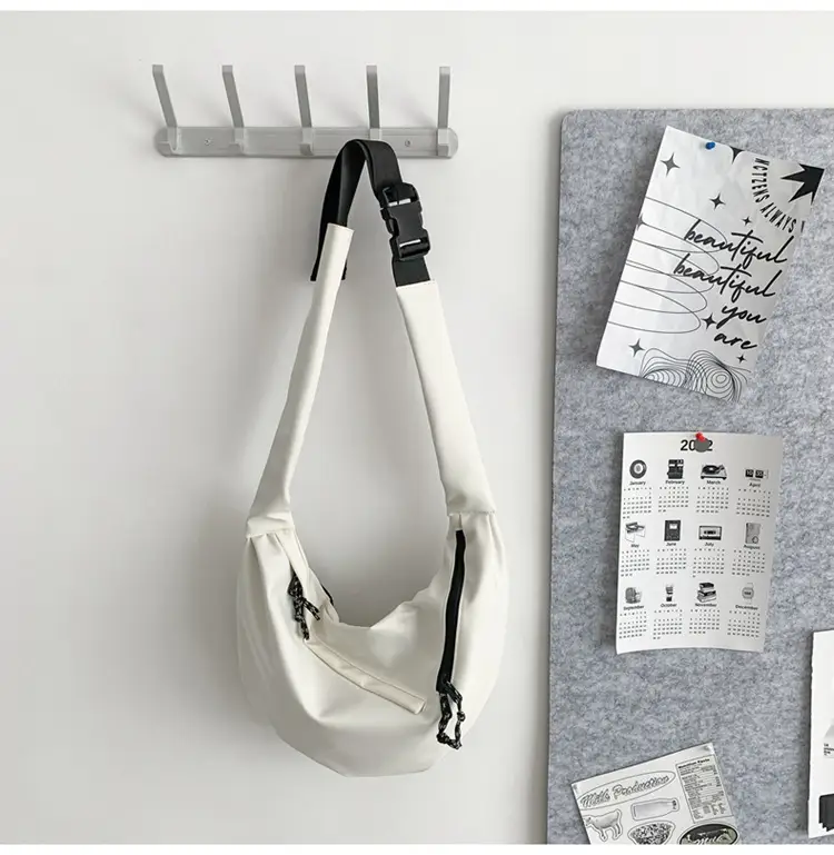 White Crossbody Bag for Women Unisex Harajuku Style — feature 21