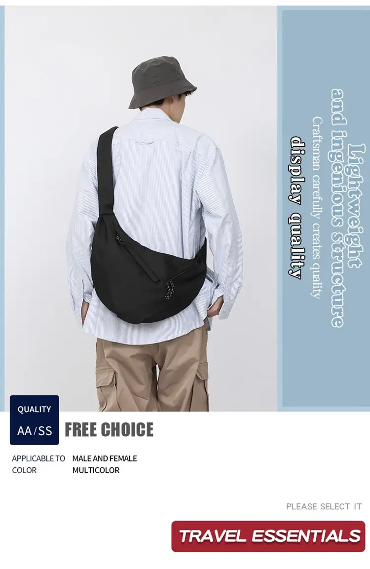 White Crossbody Bag for Women Unisex Harajuku Style — feature 4