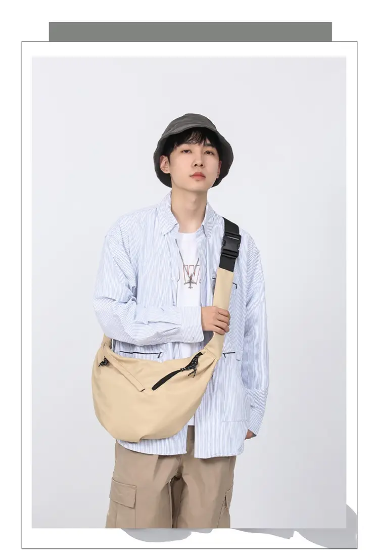 White Crossbody Bag for Women Unisex Harajuku Style — feature 5
