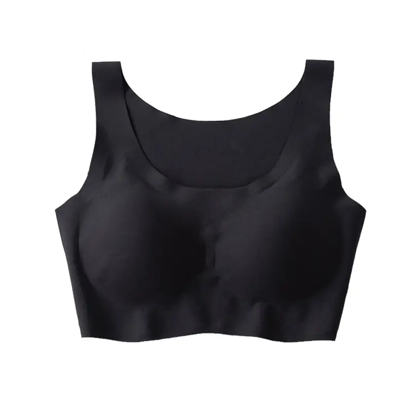 Same Bra Non-rimless Vest Bra Non-marking Ice Silk Bra Underwear Women's Sexy Bra Push-up - Image 15