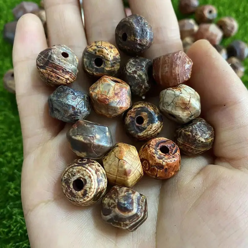 Weathered Agate Stones 11mm DIY Jewelry Accessories - Image 2