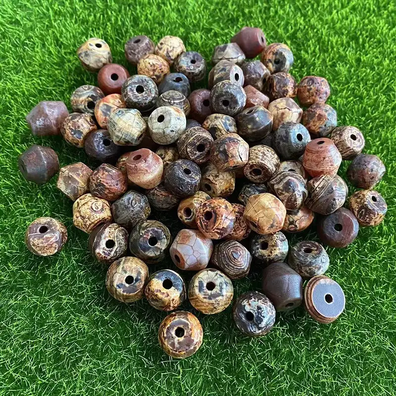 Weathered Agate Stones 11mm DIY Jewelry Accessories - Image 4