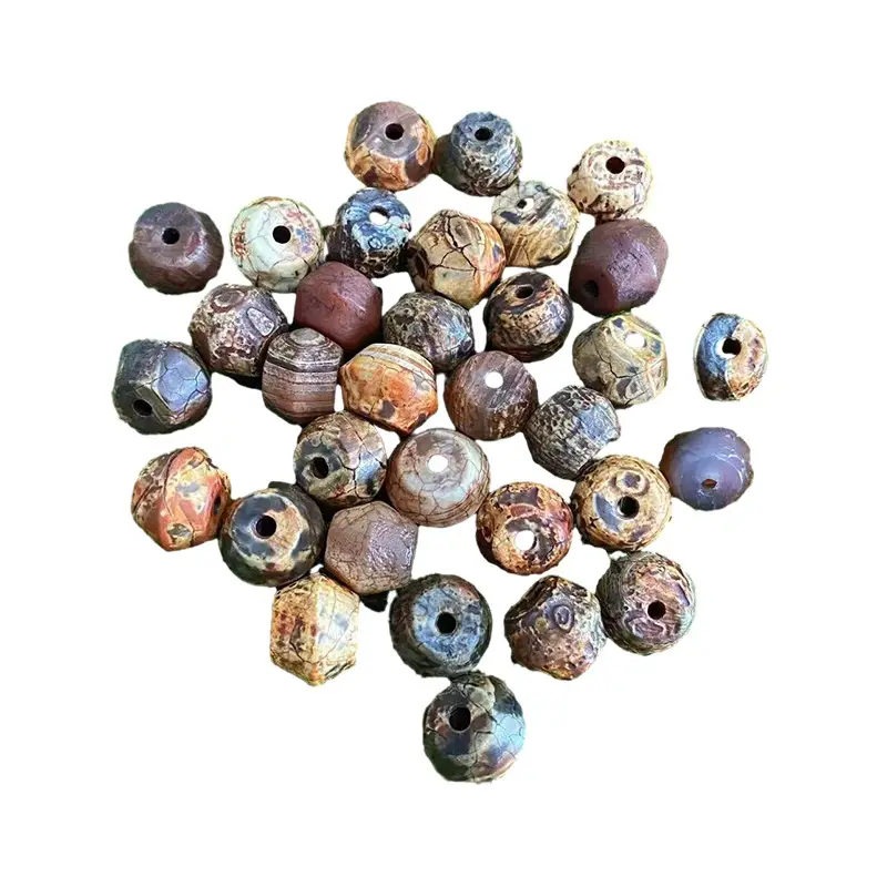 Weathered Agate Stones 11mm DIY Jewelry Accessories - Image 5