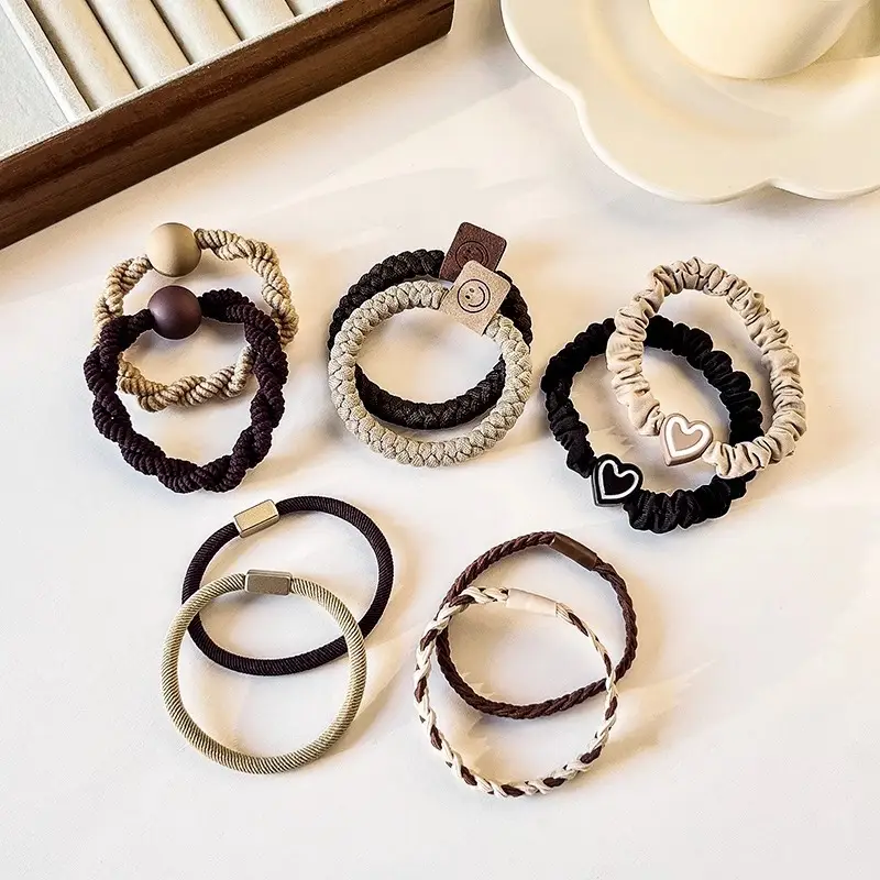 2023 New Headband for Girls Rubber Hair Tie Rope - Image 7