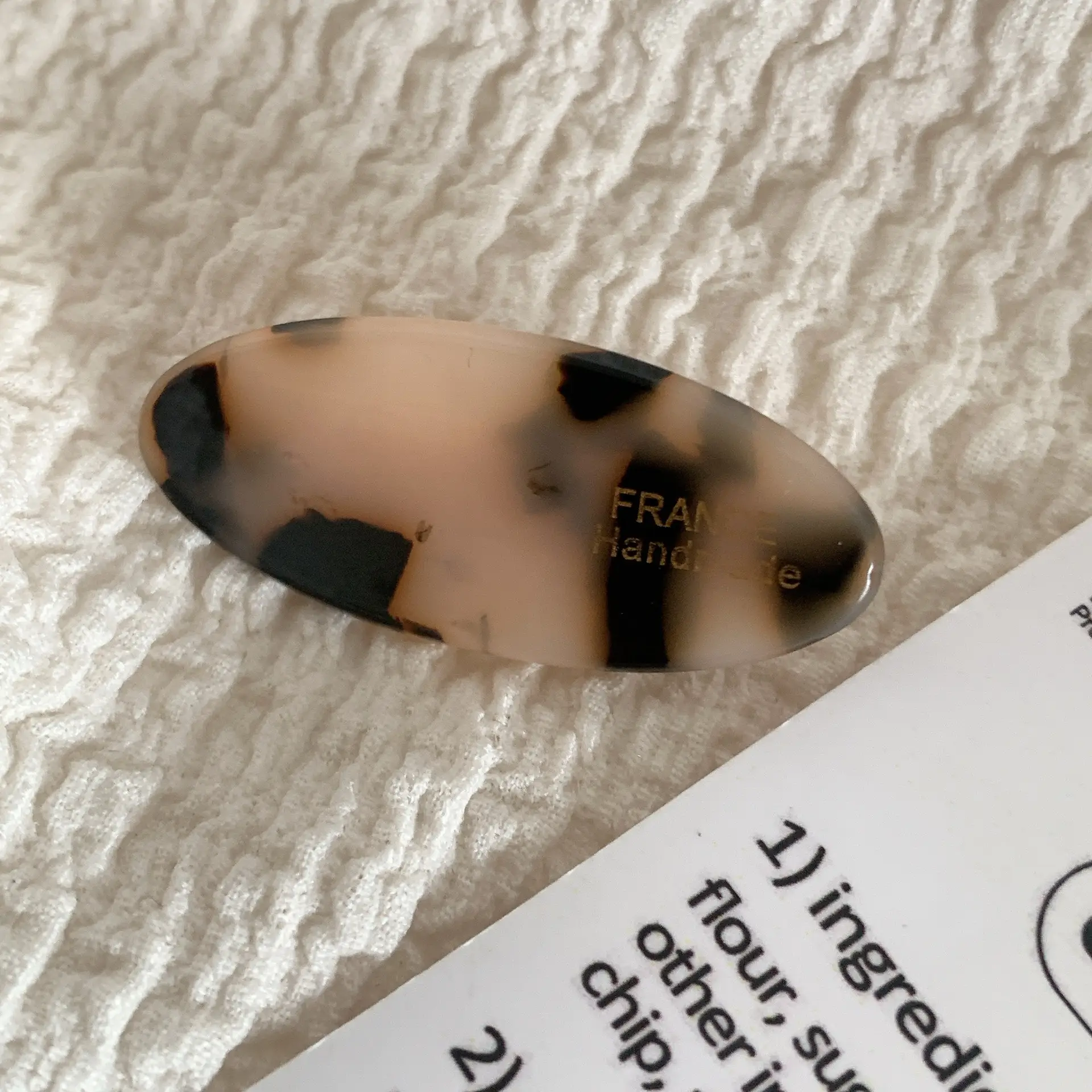 Gold Label Cream Acetate Hairpin Clip for Women - Image 14