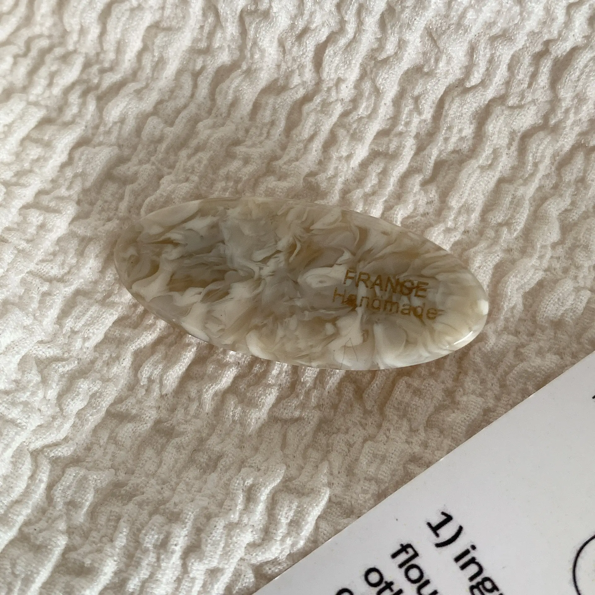 Gold Label Cream Acetate Hairpin Clip for Women - Image 16