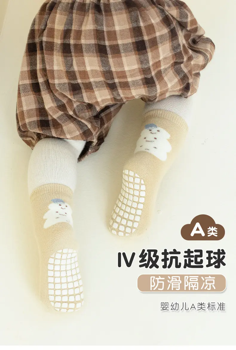 Baby floor socks winter Terry thickened warm baby socks newborn boys Girls children mid-calf socks — feature 2