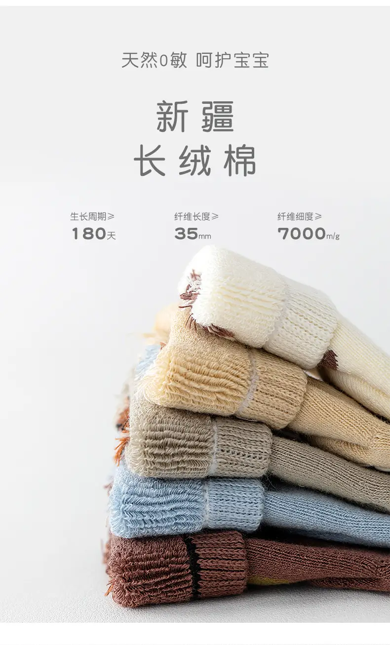 Baby floor socks winter Terry thickened warm baby socks newborn boys Girls children mid-calf socks — feature 7