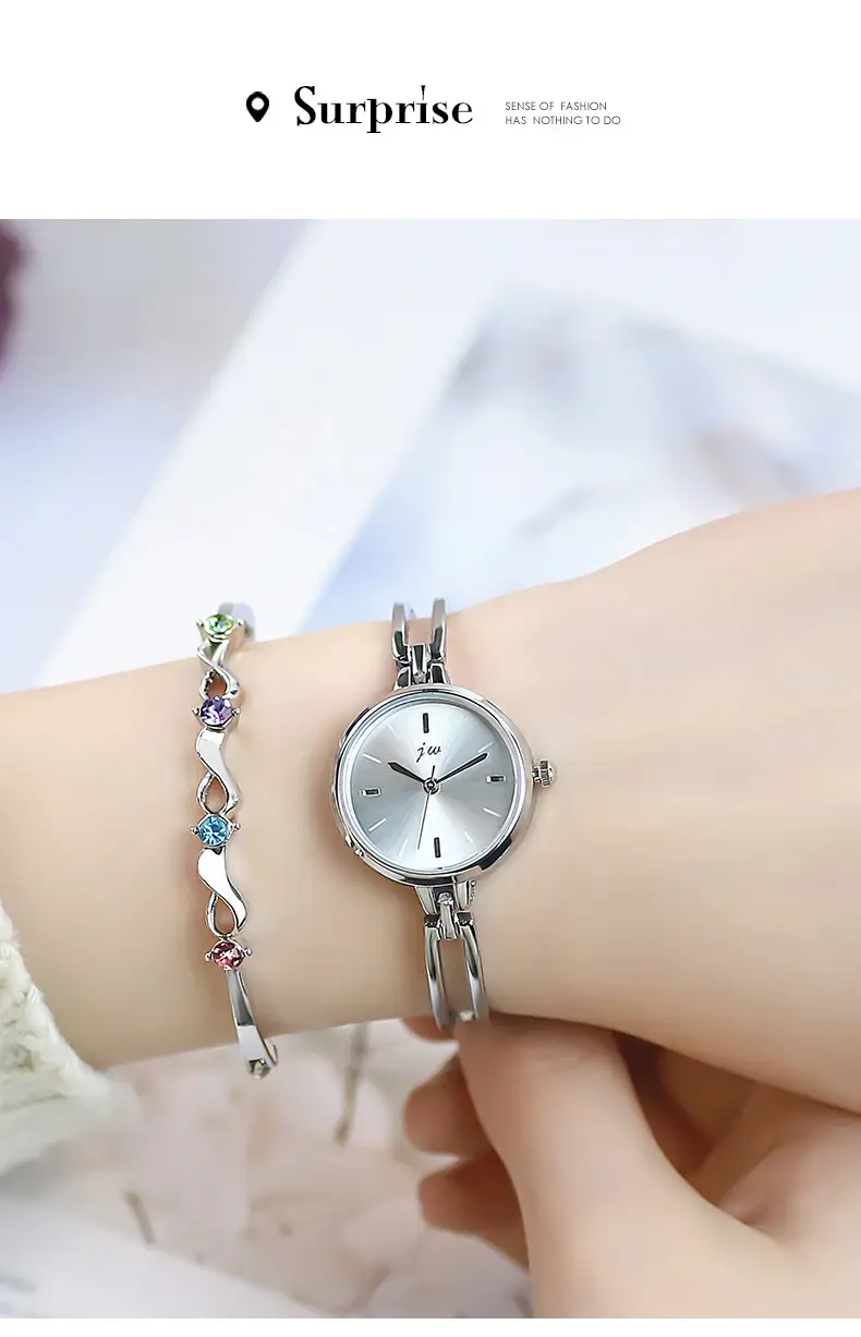 Jw Rose Gold Women's Quartz Bracelet Watch — feature 12